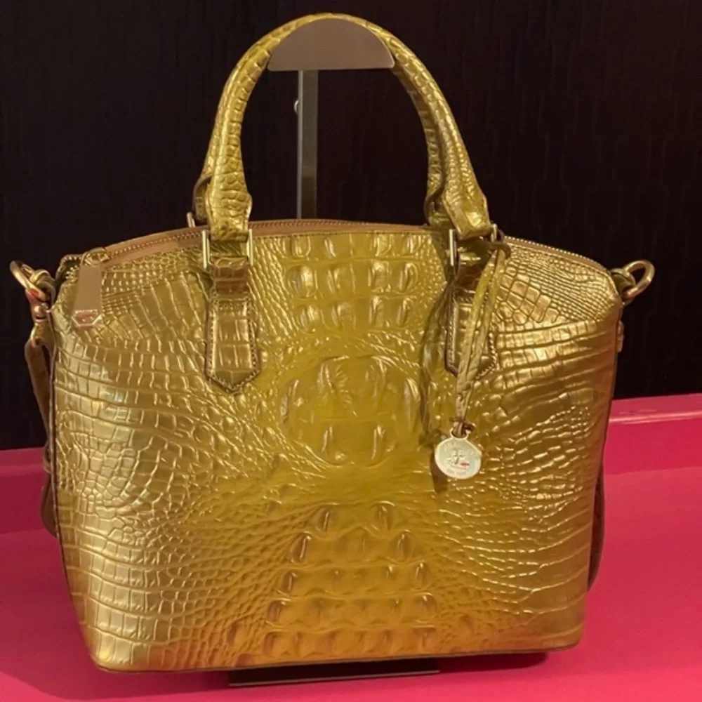 Brahmin M Duxbury Satchel in Artichoke Melbourne